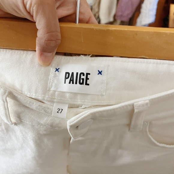 PAIGE Women's Hoxton High Rise Straight Leg Ankle Jean size 27 bridal - Picture 10 of 10